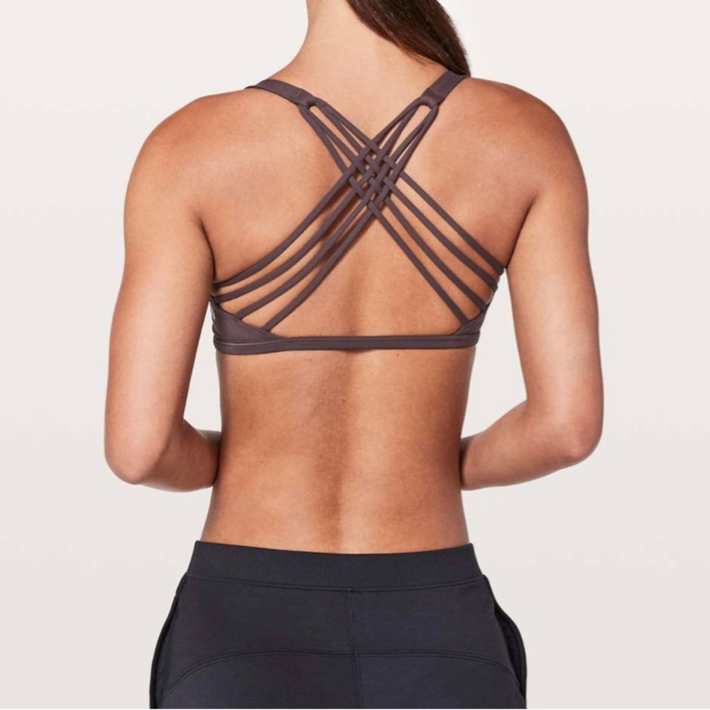 Lululemon Free To Be Wild Bra Vintage Grape Size 10
